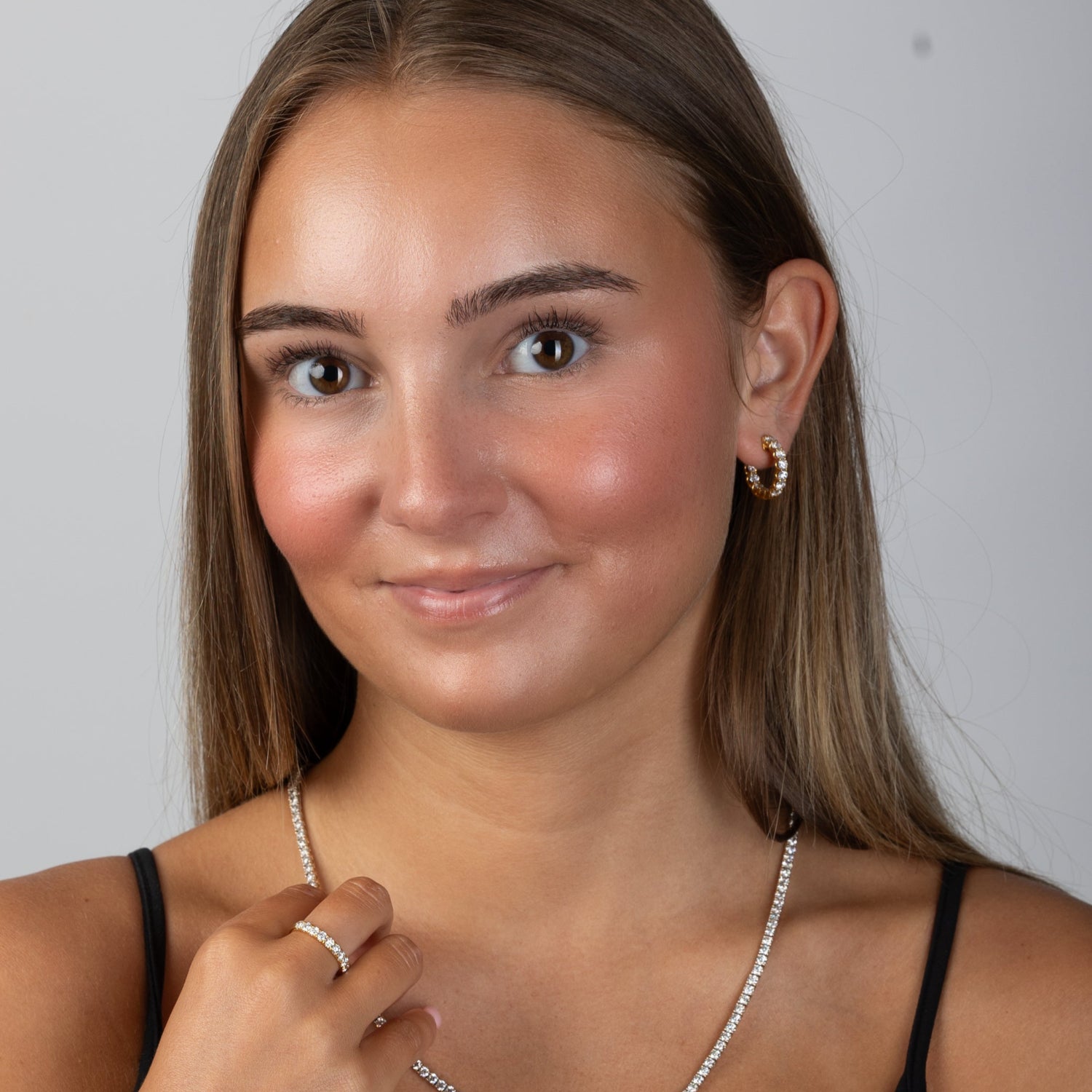 14K 3.00CTW Diamond Inside-Out Hoops Bespoke by A + R