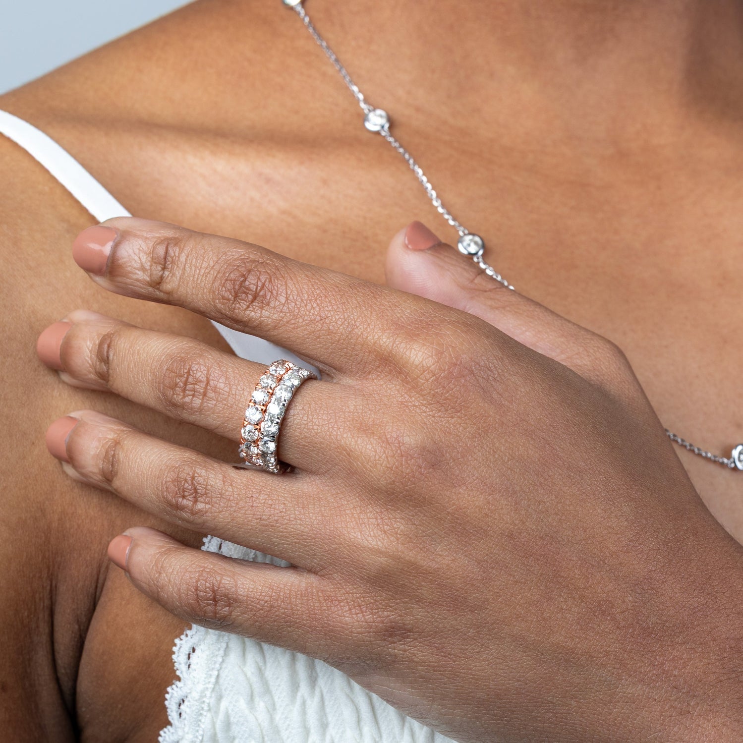 Bespoke by A + R 1.50CTW Diamond Wedding/Anniversary Band 14KT Ring