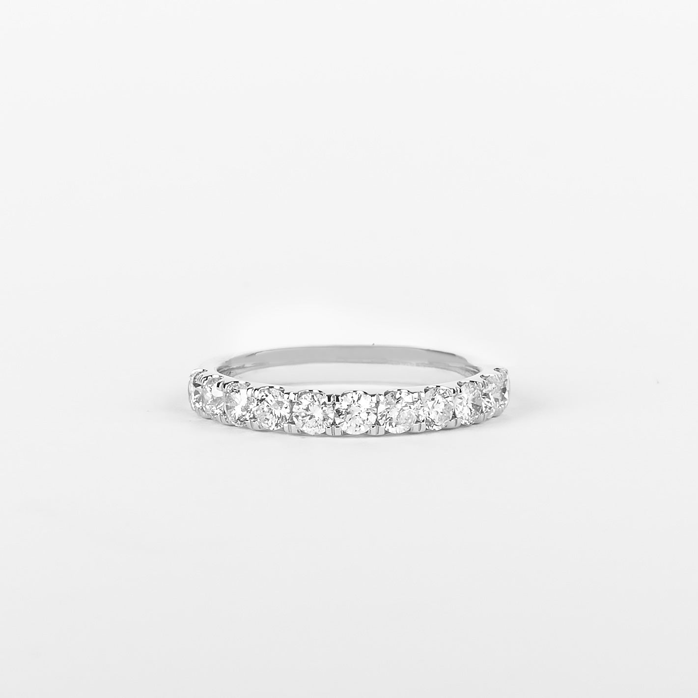 Bespoke by A+R 14KT 1.00CTW Diamond Wedding/Anniversary Band Ring- White Gold