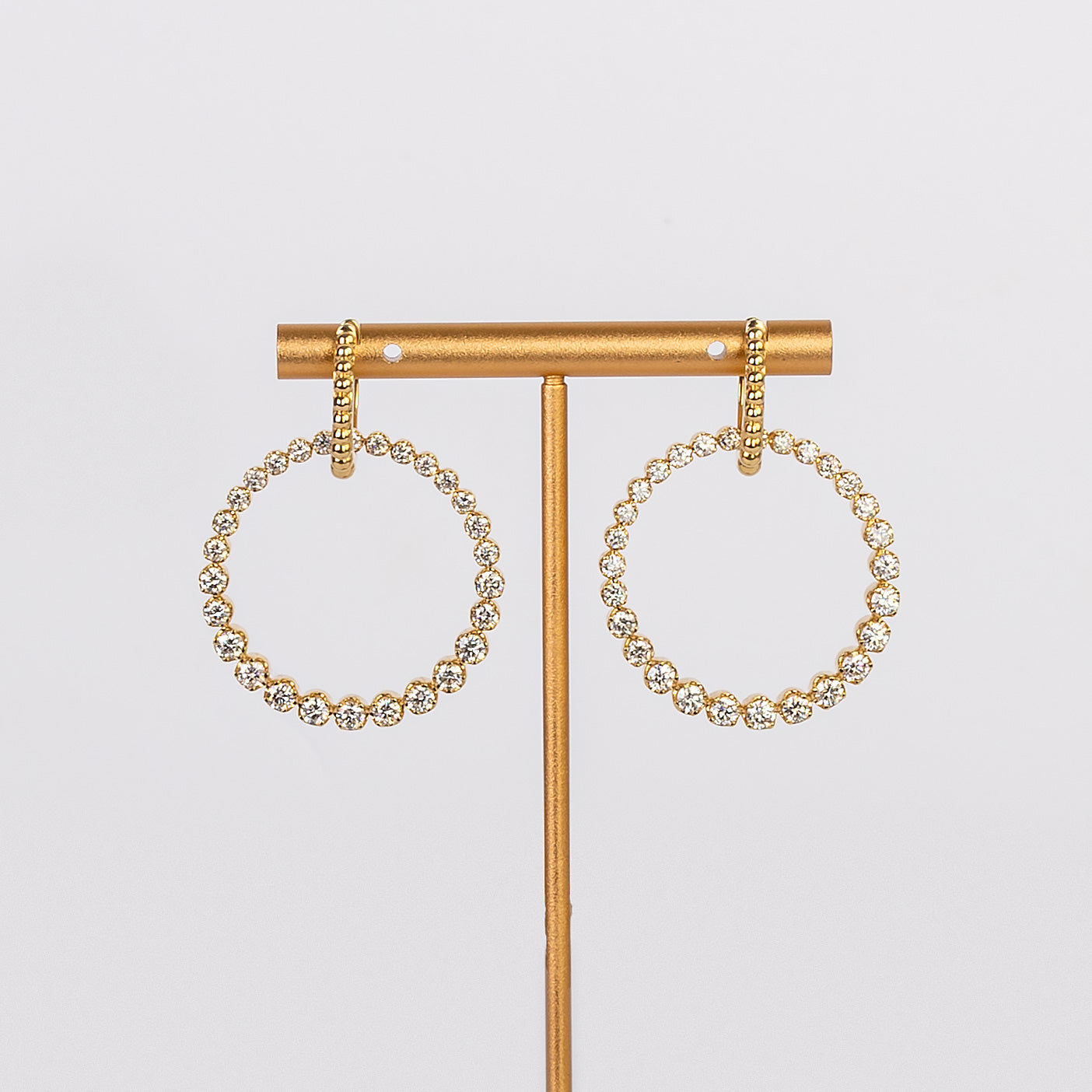 Bespoke by A + R 14KT YWG 4.00CTW Fashion Earrings