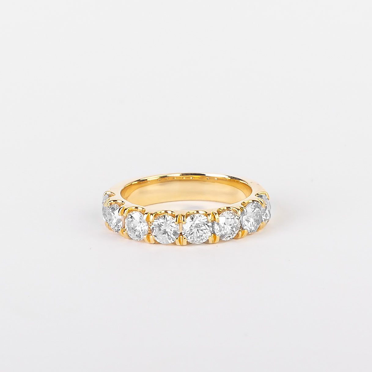 Bespoke by A + R Yellow Gold Diamond 14kt Wedding and Anniversary Band Ring