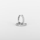 Bespoke by A + R 0.50CTW Small Diamond Hoop Earrings in White Gold