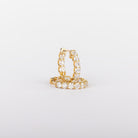 14K 3.00CTW Diamond Inside-Out Hoops Bespoke by A + R